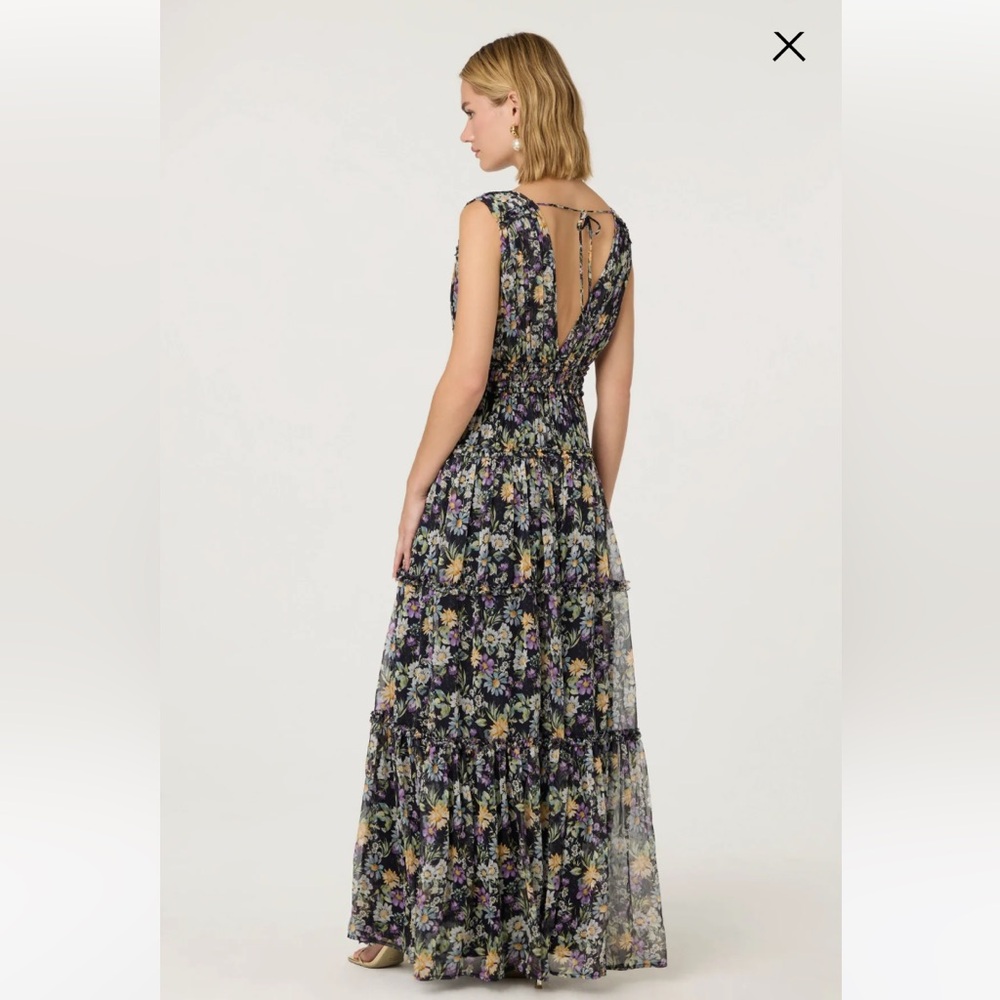 ASTR the Label Edessa Floral Tiered Ruffle Maxi Dress - Picture 3 of 8